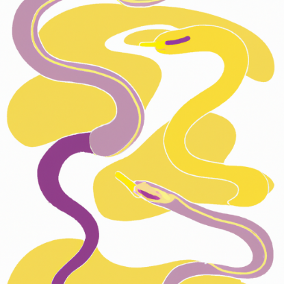 Picture of Yellow snakes